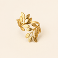Golden Laurel Ring