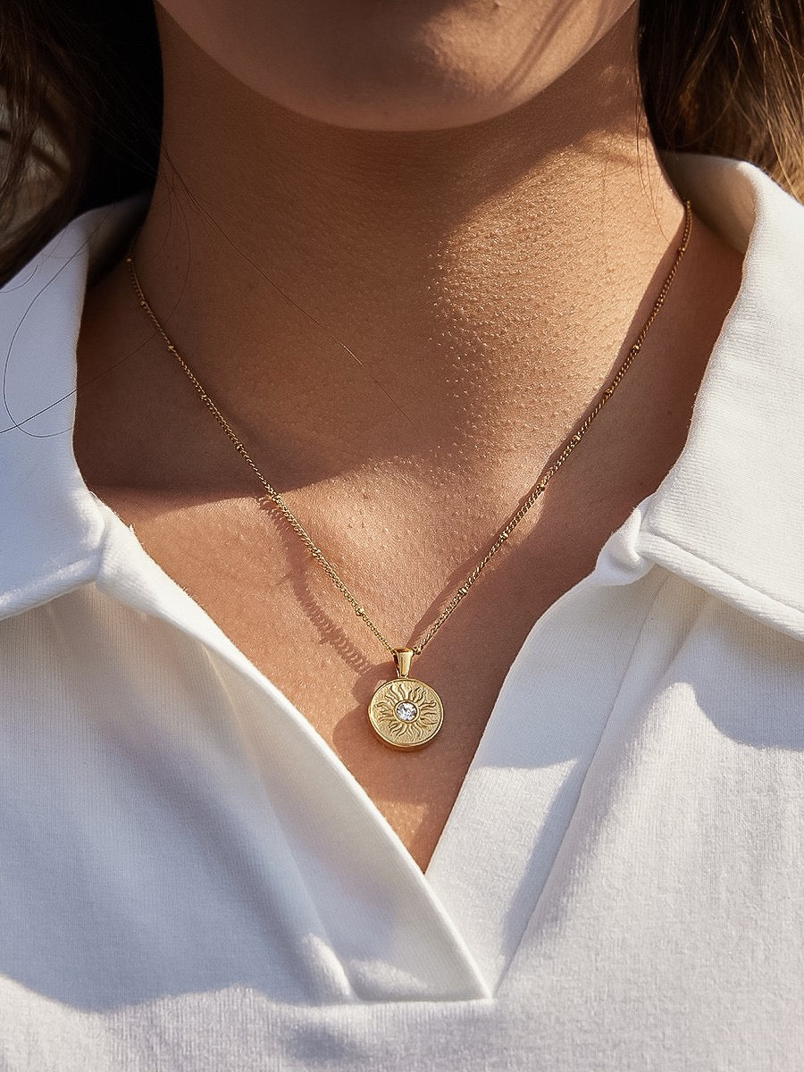 Sun and Moon Necklace