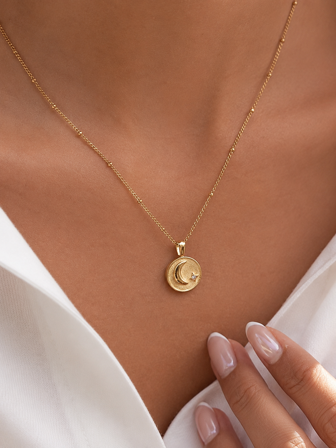 Sun and Moon Necklace