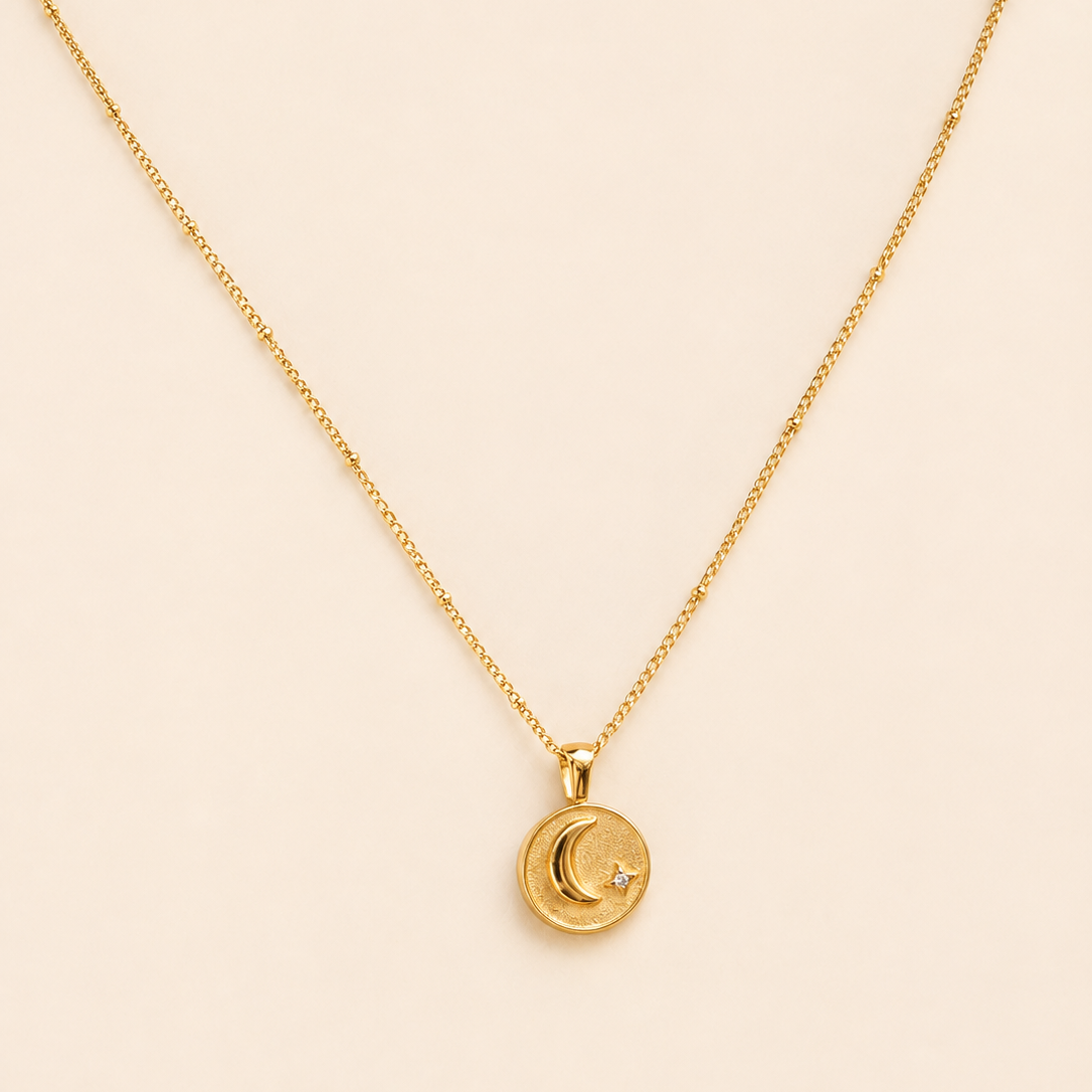 Sun and Moon Necklace