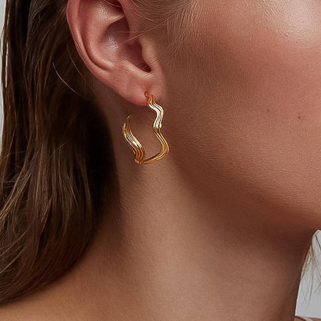 Dune Wave Hoops