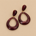 October Rose Earrings